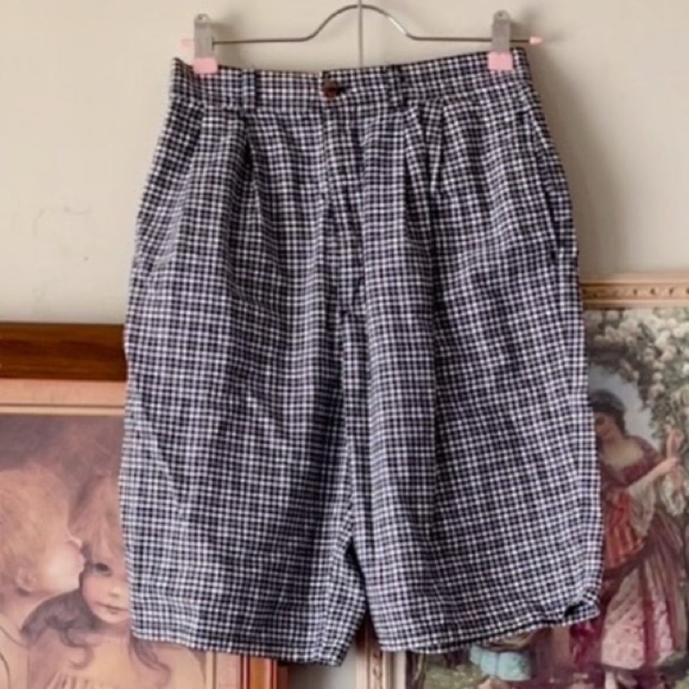 Vintage gingham shorts